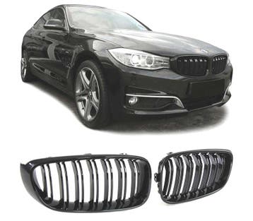 DOUBLE CALANDRE BMW SÉRIE 3 GT F34 13-18 LOOK M4 NOIR BRILLA, Verzenden