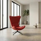 Leren draaifauteuil Soul, Huis en Inrichting, Bohemian, Modern, Scandinavisch, Nieuw, Ophalen of Verzenden, 75 tot 100 cm