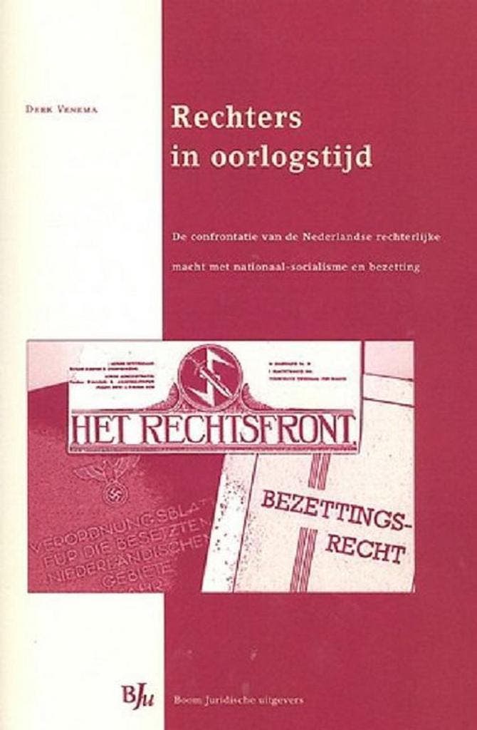 Rechters in oorlogstijd 9789054549499 D. Venema, Boeken, Wetenschap, Gelezen, Verzenden