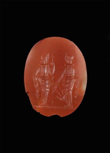 Oud-Romeins Kornalijn Intaglio van godinnen