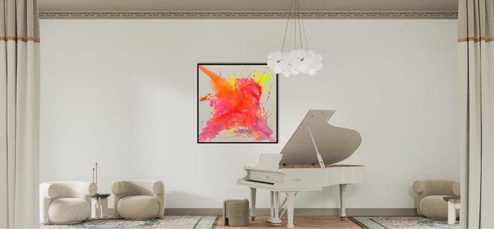 Stefanie Raus - Summersplash II 1657 XXL, Antiek en Kunst, Kunst | Schilderijen | Modern