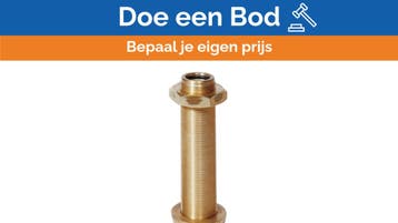 Bieden: Vetus HENKO30 Bronze rudder stock 30mm Length 175mm, Ophalen of Verzenden