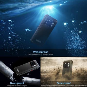 Cyber 13 Pro Smartphone Zwart - Android 13 - 20 GB RAM - 256, Telecommunicatie, Verzenden, Nieuw