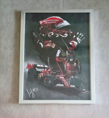 Ferrari - Carlos Sainz jr - Poster Vittoria GP Mexico &, Nieuw