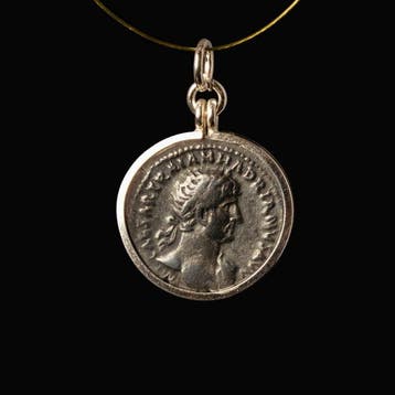 Oud-Romeins, Keizerrijk Zilver Coin pendant, Denarius