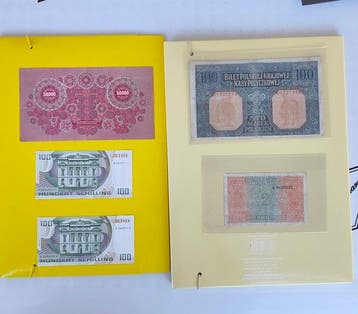 Oostenrijk, Polen. - 5 Banknotes (Zonder minimumprijs), Postzegels en Munten