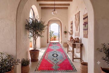 XL vintage Kurdi - Loper - 425 cm - 135 cm - met certificaat, Nieuw