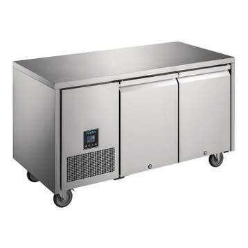 Polar U-serie tweedeurs vrieswerkbank 267L, Verzenden, Nieuw in verpakking, Koelen en Vriezen