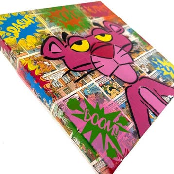 Koen Betjes (1992) - Pink Panther x Keith Haring x Comics, Antiquités & Art