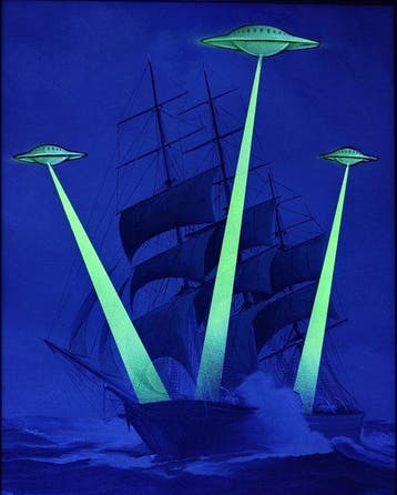 Fictional World (1980) - Banksy´s Glowing UFO Invasion