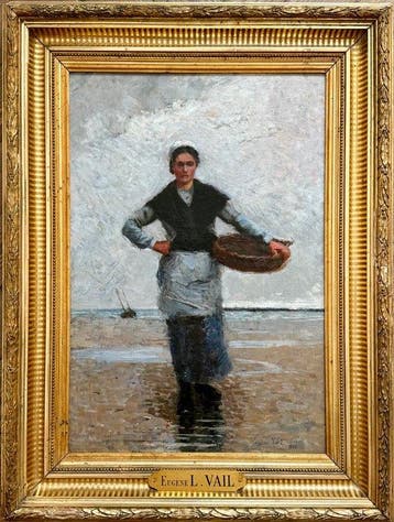 Eugène Vail (1857-1934) - Matelote à Etaples 1888
