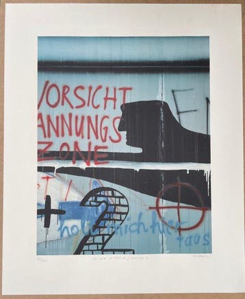 Peter Klasen (1935-2010). - Le Mur de Berlin - Spectre 2