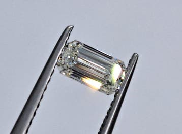 1 pcs Diamant (Natuurlijk) - 0.51 ct - Smaragd - K - SI1 -, Handtassen en Accessoires, Nieuw