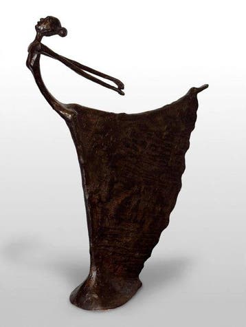 Abdoulaye Derme - sculptuur, Danseuse “Élégance en