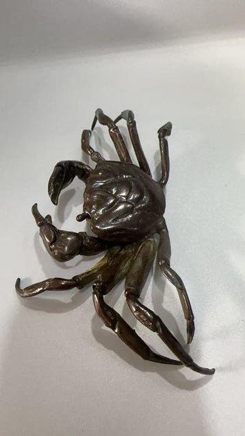 Decoratief ornament - krab - Japan - Gearticuleerde, Antiek en Kunst
