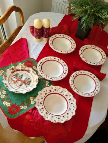 Villeroy & Boch - - 6-teiliges Weihnachtsservice „Toy’s