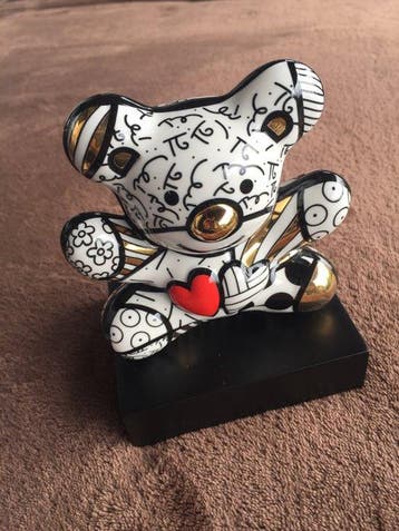 Romero Britto (1963) - Golden Truly Yours