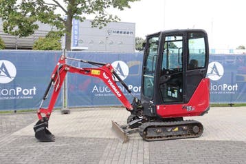 Veiling: Minigraver Yanmar SV15VT Diesel 12.2kW 2023, Ophalen