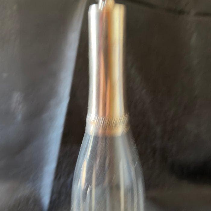 Karaf - .950 zilver, verre - einde 19°, Antiquités & Art, Antiquités | Argent & Or