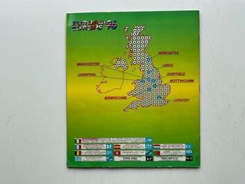 1996 Panini Euro 96 Dennis Bergkamp, Peter Schmeichel, Alan