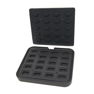 Tartelette Vorm Rechthoek | Binnenmaat 45x22 mm |, Verzenden