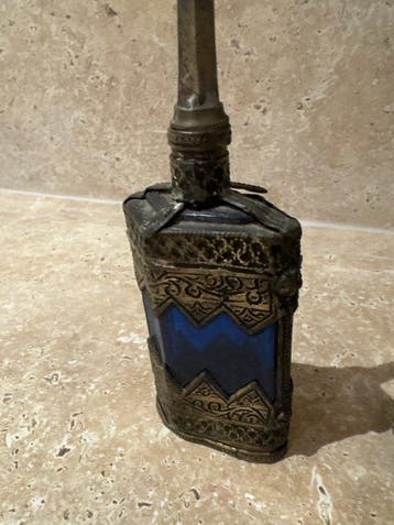 Trois flacon de parfum - Argent - Maroc - Début du XXe, Antiquités & Art
