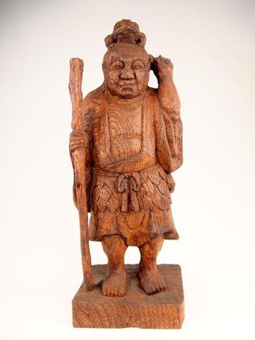 Hout - Seitaro Nakajima  - Heel mooi Gama Sennin, Antiek en Kunst