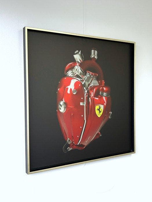 Suketchi - Engine Heart - Ferrari (Pop Art), Antiek en Kunst, Kunst | Designobjecten