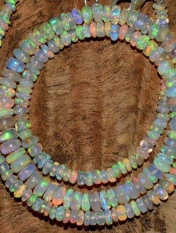 Opaal Ketting AA++ Natuurlijk mineraal- 9 g - (1)