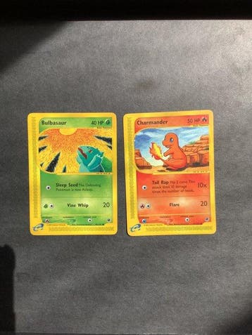 Pokémon - 2 Card - Bulbasaur, Charmander - WOTC, Nieuw