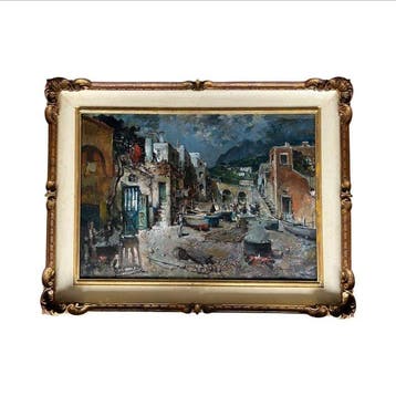 Felice Giordano (1880–1964) - Marina in notturno