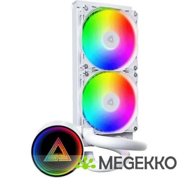 Montech LightFlow 240 ARGB Wit, Verzenden
