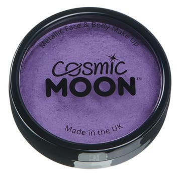 Cosmic Moon Metallic Pro Face Paint Cake Pots Purple 36g, Verzenden, Nieuw