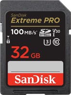 SanDisk Extreme Pro 32GB SDHC Memory Card 100MB, Ophalen of Verzenden, Zo goed als nieuw