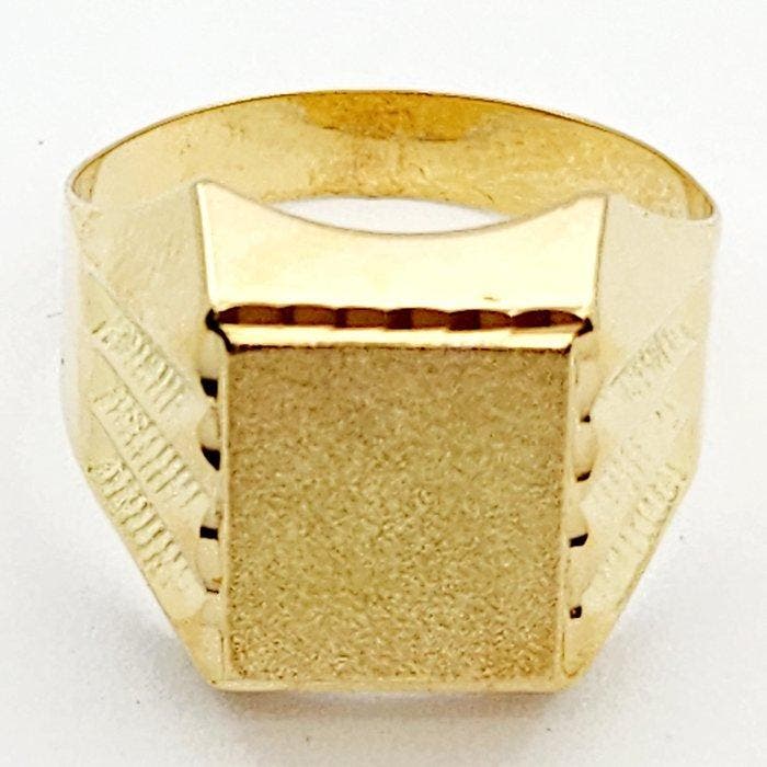 Ring - 18 karaat Geel goud, Handtassen en Accessoires, Ringen