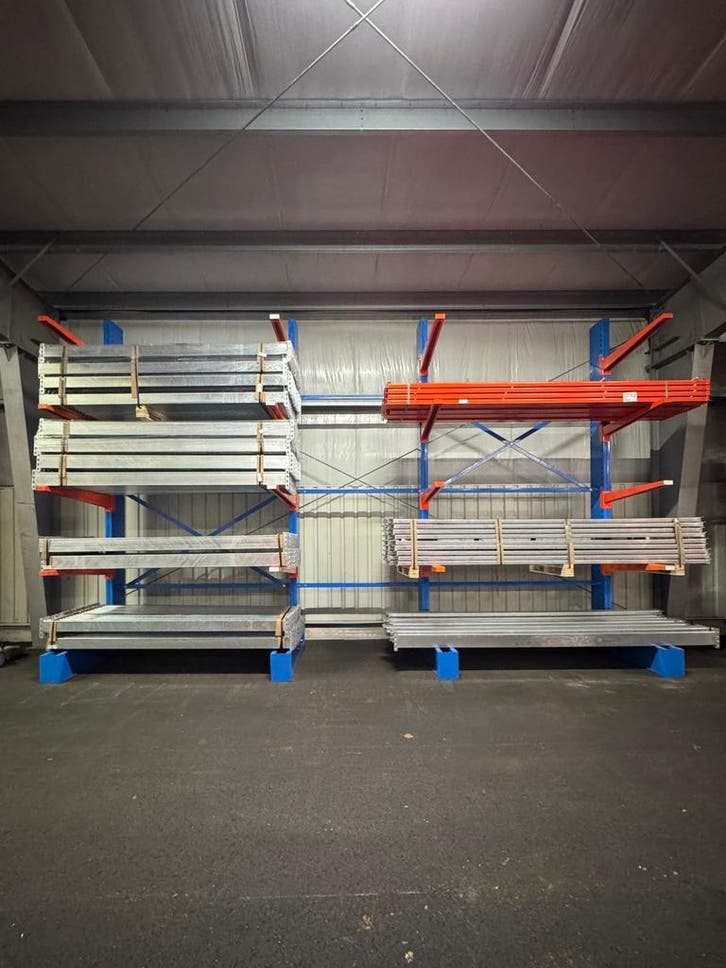 Draagarmstelling - Cantilever - Langgoed - Direct afhalen, Zakelijke goederen, Kantoor en Winkelinrichting | Magazijn, Stelling en Opslag