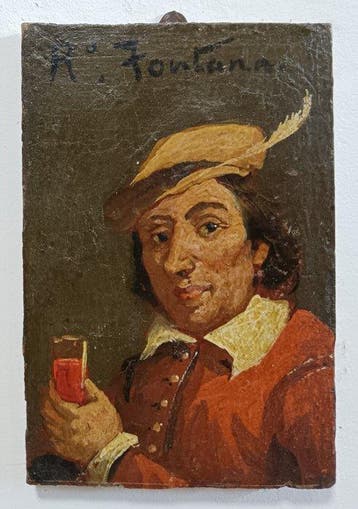 Roberto Fontana (1844-1907), Toegeschreven aan - Bevitore