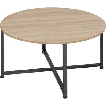 tectake Salontafel Aberdeen 88,5x47cm - Industrieel licht ho, Huis en Inrichting, Verzenden, Nieuw