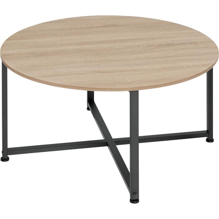 tectake Salontafel Aberdeen 88,5x47cm - Industrieel licht ho, Huis en Inrichting, Tafels | Salontafels, Verzenden