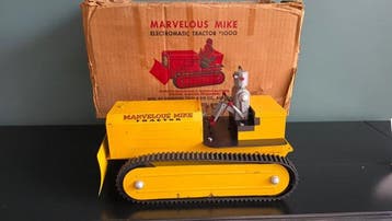 Saunders Mike - Jouet en étain - Bulldozer Robot, Boxed -