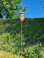 Beeldje - BIrdhouse - IJzer, Metaal