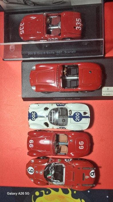 Leo Models 1:43 - Modelauto (5) - Maserati 150S 1956,, Hobby en Vrije tijd, Modelauto's | 1:5 tot 1:12