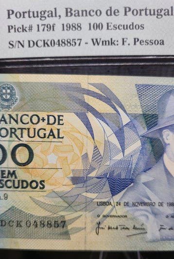 Portugal. - 100 Escudos 1988 - Pick 179f (Zonder