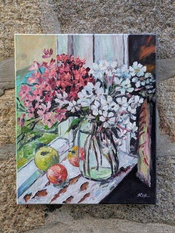 Angela Guchko - Flores e Maçãs
