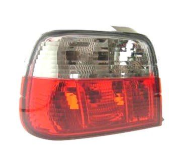 FEUX ARRIÈRE BMW E36 COMPACT 90-97 ROUGE CHROMÉ, Verzenden