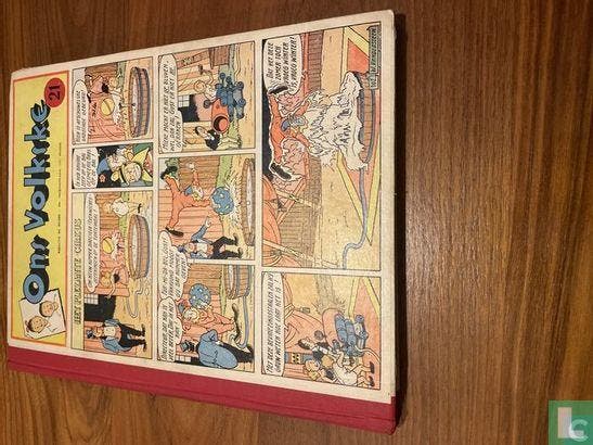 Austen Layard - Ons Volkske 21 - 1956, Boeken, Stripverhalen, Gelezen, Eén stripboek, Verzenden