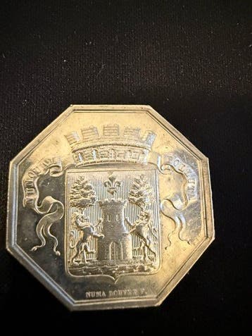 Frankrijk. Silver Token Chamber of Commerce & Bronze Medal