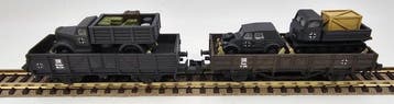 Fleischmann, Minitrix N - Wagon de marchandises pour trains