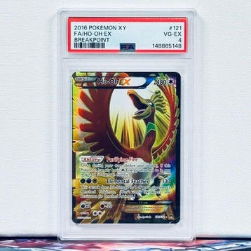 Pokémon Graded card - FA/HO-OH EX #121 - Pokémon - PSA 4, Nieuw