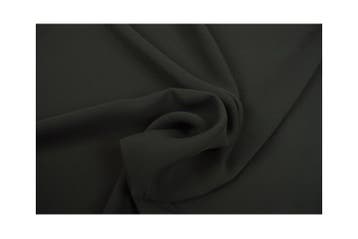 15 meter chiffon stof - donker grijs, Verzenden